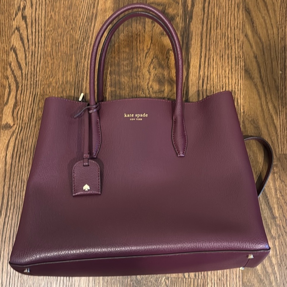 KATE SPADE purse with handles and removable shoulder strap | Berry
